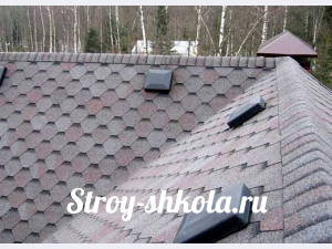 Монтаж мягкой черепицы