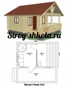 Проект бани